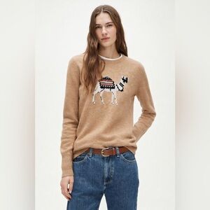 J. Crew Cashmere Blend Camel Sweater